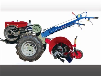 Penanam Tanah Traktor Berjalan, Parit